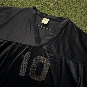 Vintage‎ 80s Champion Navy Blue #10 Football Jersey